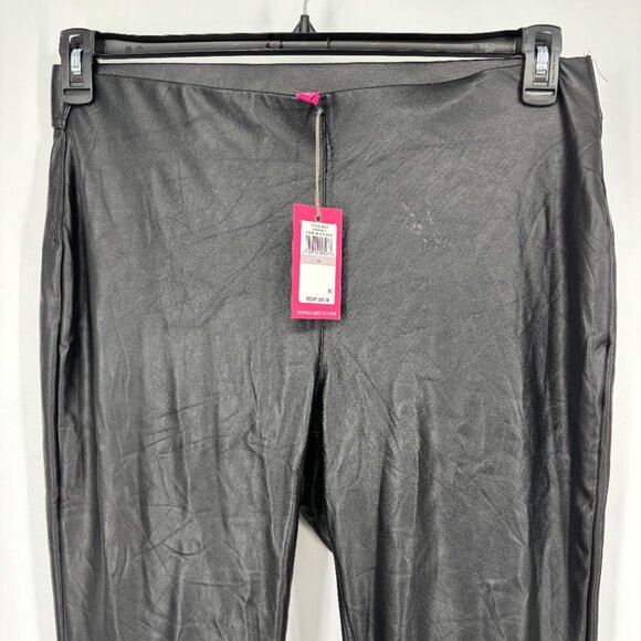 Vince Camuto Women's Stretch Faux-Leather Skinny Leggings Black Size 1X NWT $89 - Picture 4 of 6
